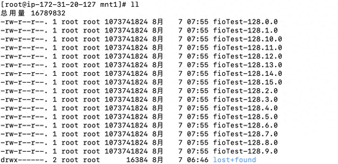 对制作 raid的两块 EBS 分别创建快照