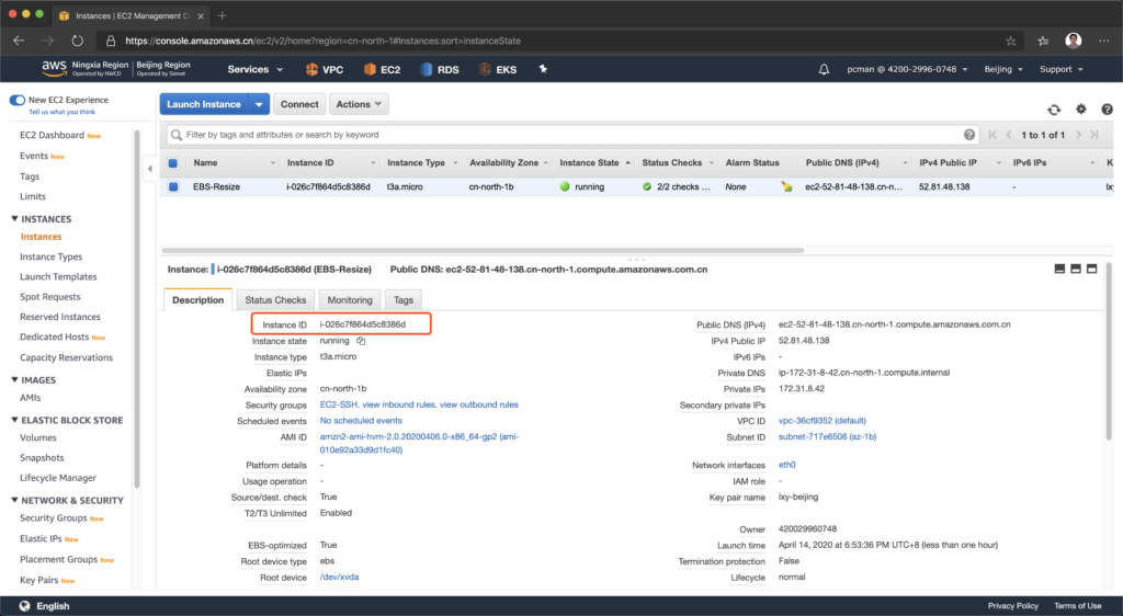查找EC2 Instance ID